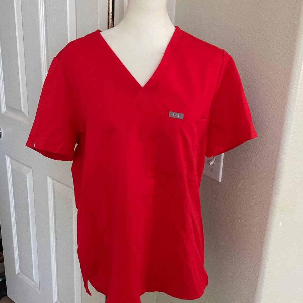 Figs Red Women's Top